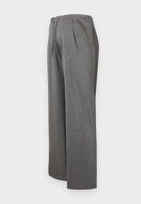 MLCHRISSY WIDE STRING PANT - Tracksuit bottoms - medium grey melange
