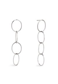 CIRCLES & CIRCLES - Pendientes - silver-coloured