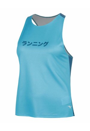 Mizuno LAUFTOP CORE GRAPHIC - Top - larkspur