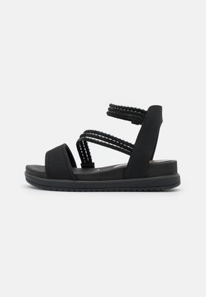 Platform sandals - black