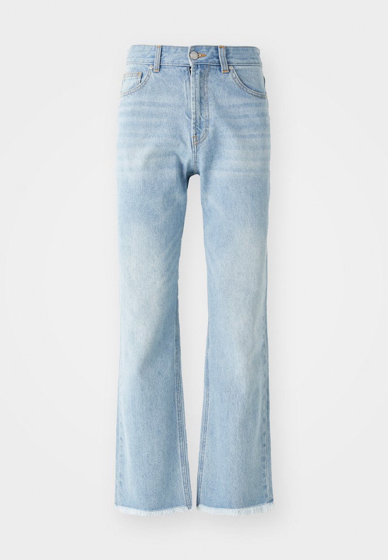 GCDS Straight leg jeans blauw denim/bluedenim