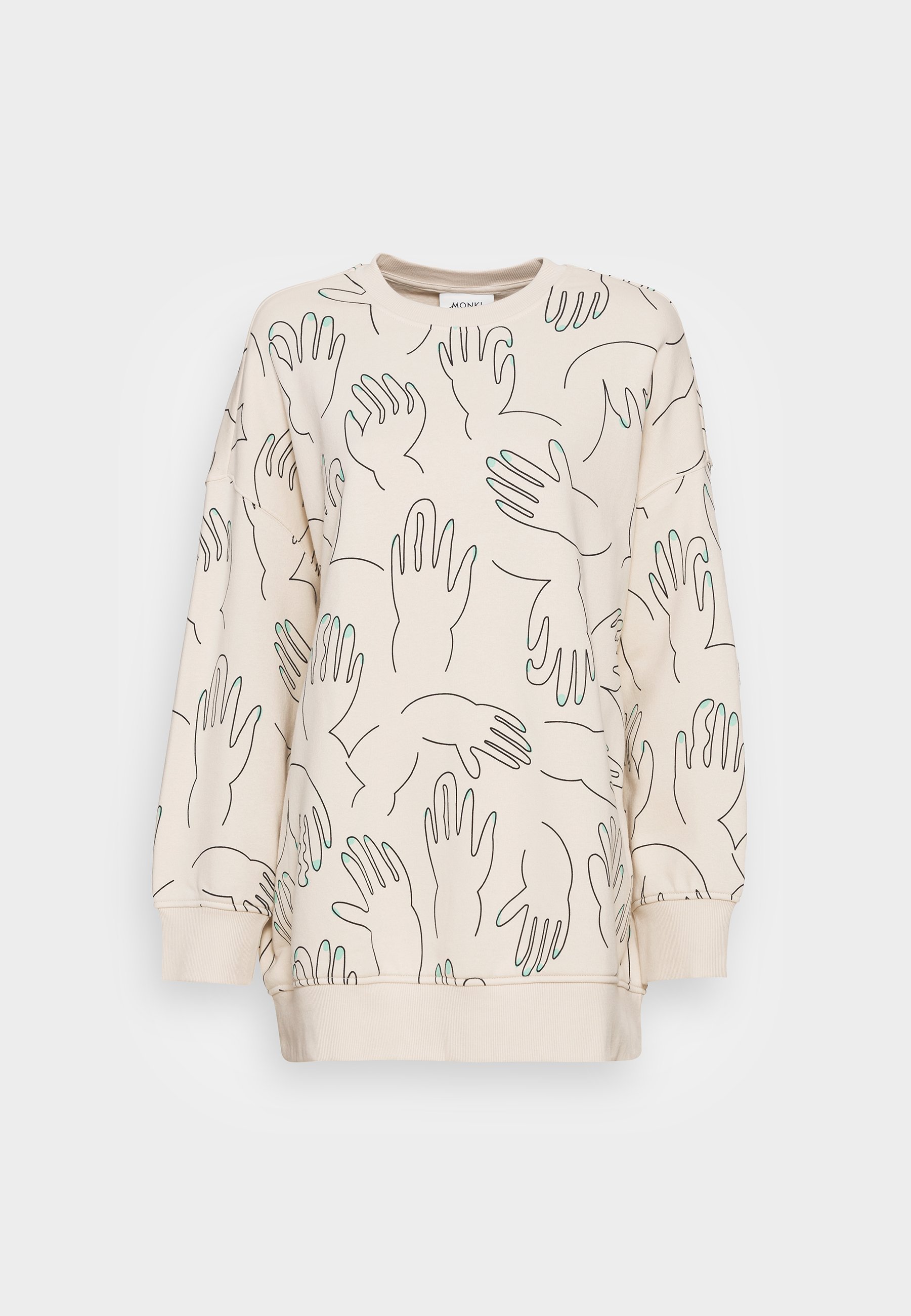 Monki Sudadera - beige dusty light/beige - Zalando.es