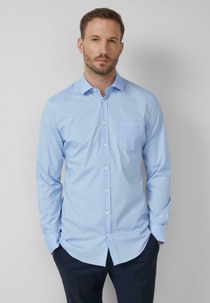 TAILORED FIT MIT ALL-OVER-PRINT - Shirt - arktisblau