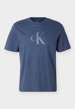 Calvin Klein Jeans, HERO MONOLOGO TEE - Μπλουζάκι με στάμπα - nearly navy heather