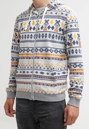 Sudadera con cremallera - mottled grey