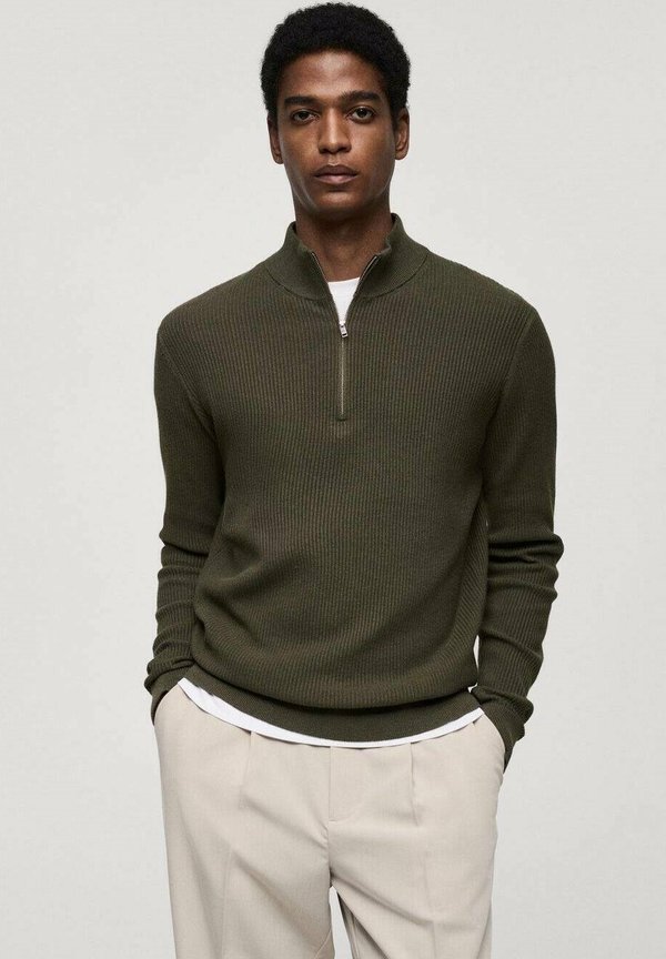 Strickpullover - khaki