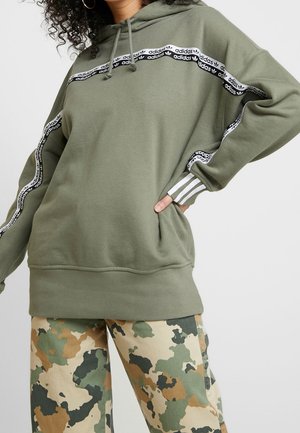 Felpa con cappuccio - khaki