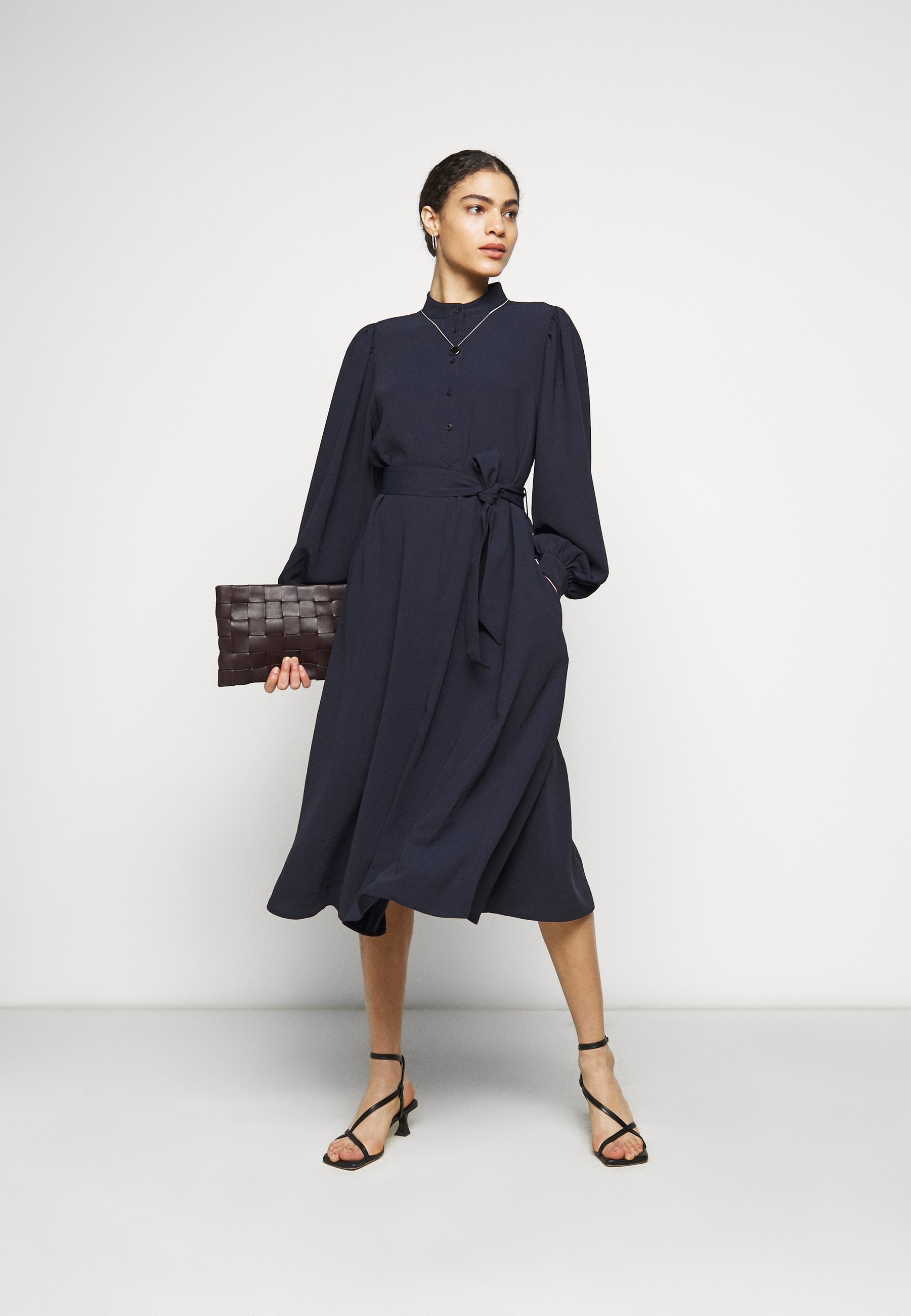 CLOSED MAYLEEN - Blusenkleid - dark night/dunkelblau - Zalando.ch