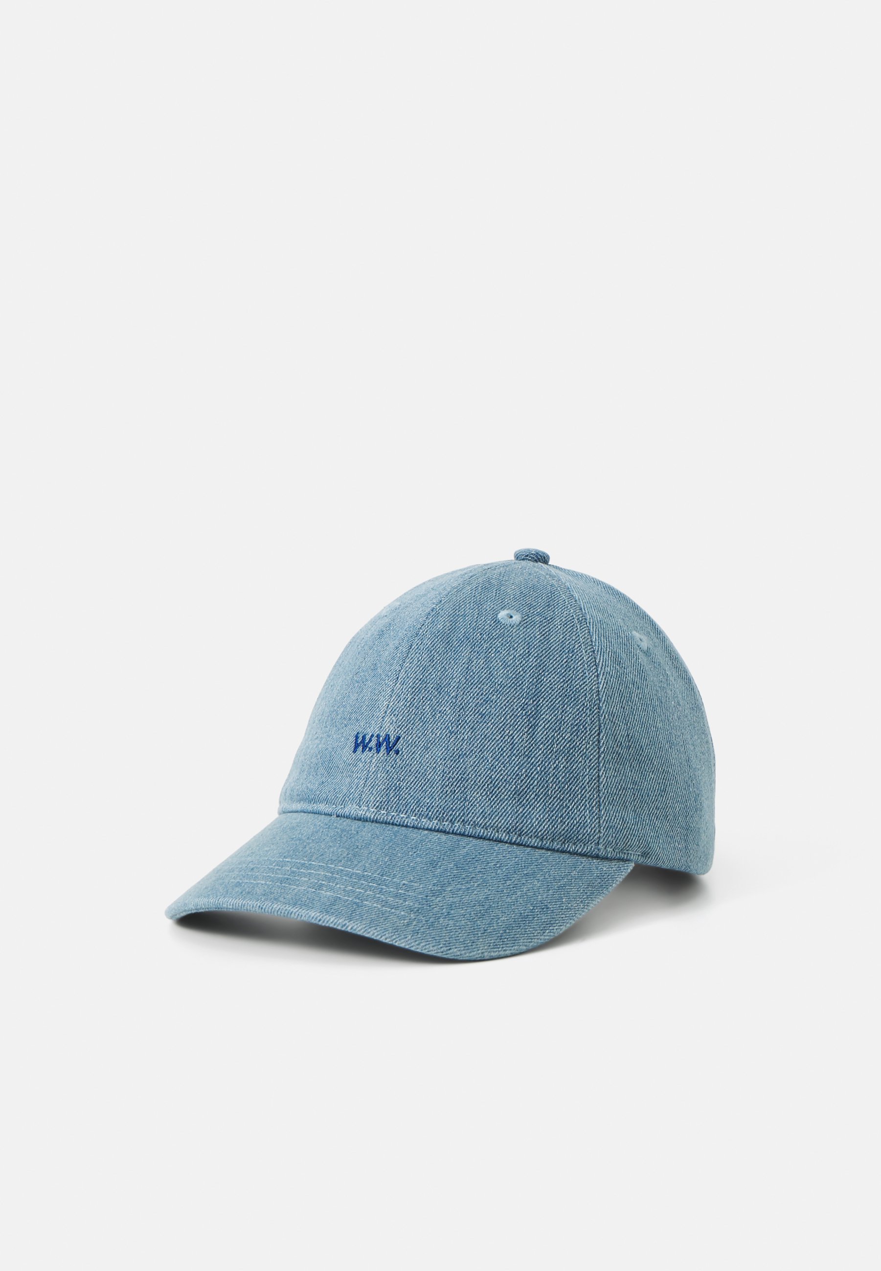 WOOD WOOD PROFILE UNISEX Cap medium washed denim/blue denim