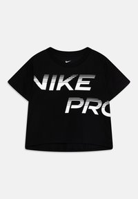 Nike Performance - CROP - Sports T-shirt - black Thumbnail Image 1