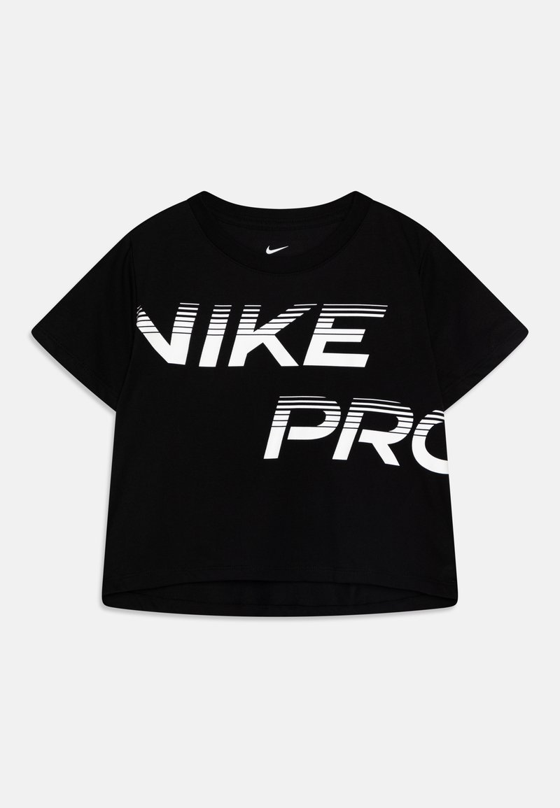 Nike Performance CROP - Spordi T-särk - black