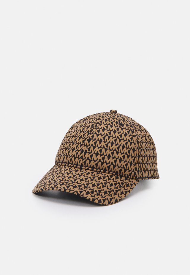 LOGO - Cap - black/dark camel