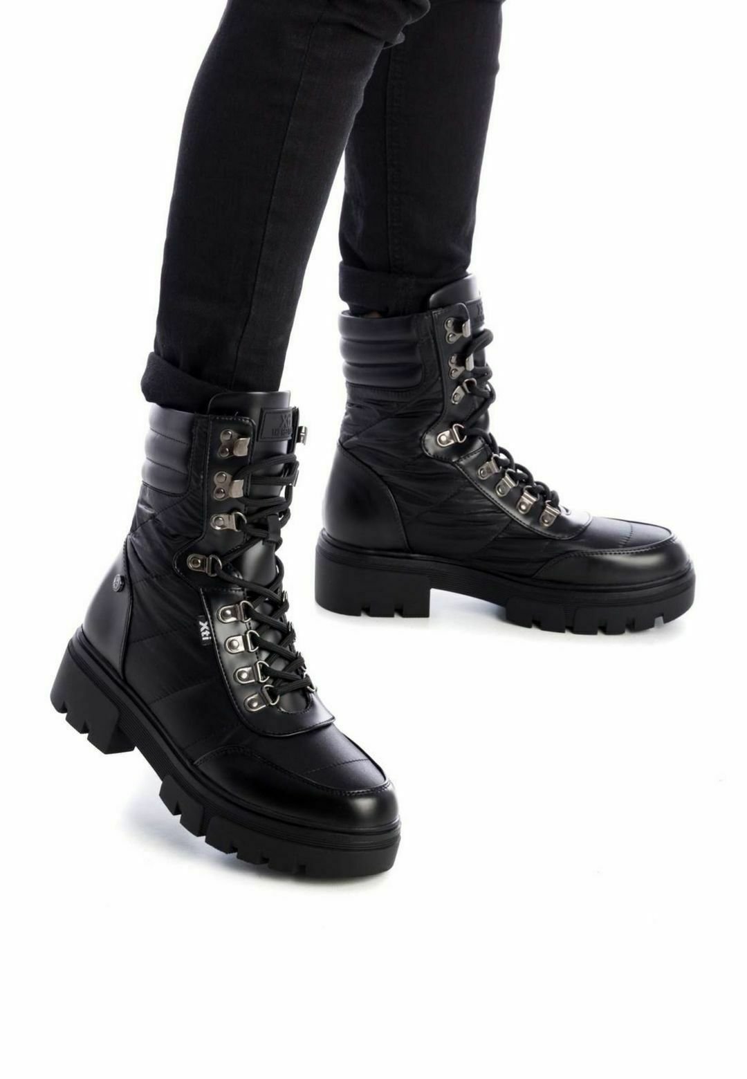 XTI Botines camperos - black/negro - Zalando.es