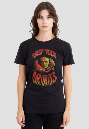STRANGER THINGS RAISE YOUR SPIRITS - Print T-shirt - black