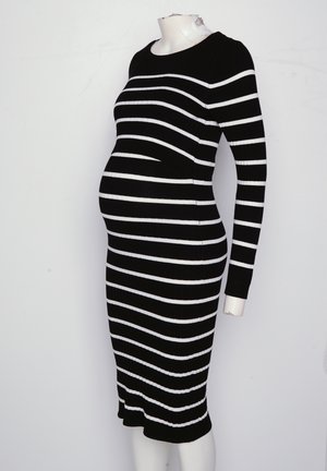 MAMALICIOUS MLNEWSIV JUNE DRESS - Gebreide jurk - black