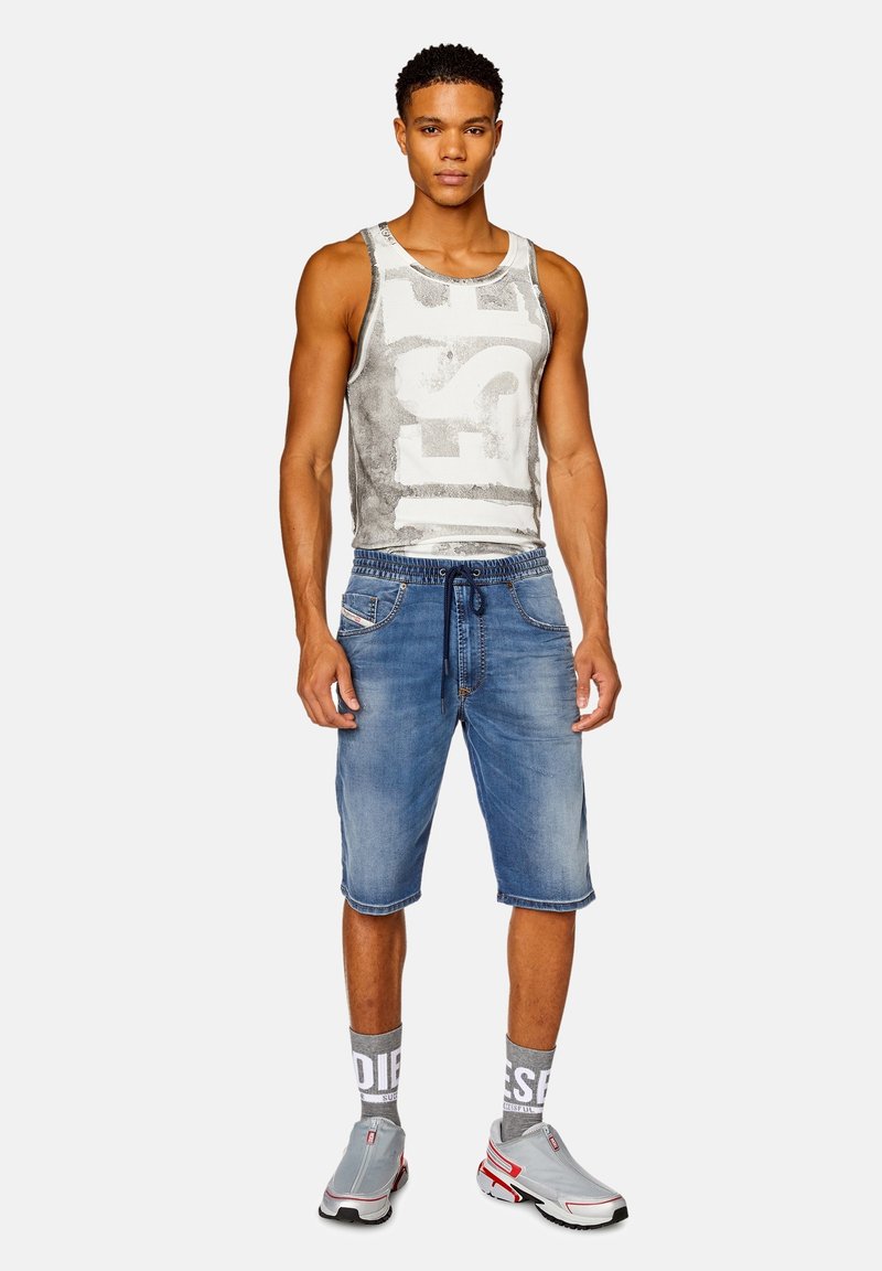 Diesel Jeansshort blauw