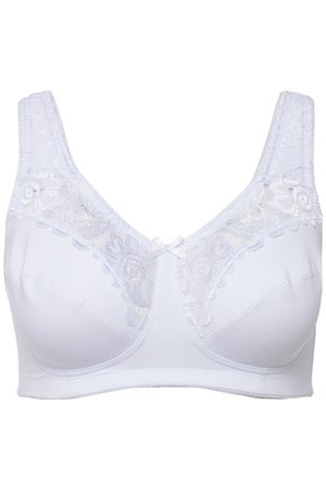 Ulla Popken, Bügel BH - white