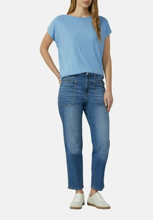 s.Oliver, S.OLIVER DAMEN T-SHIRT | 2 STÜCK  - Basic T-shirt - blau