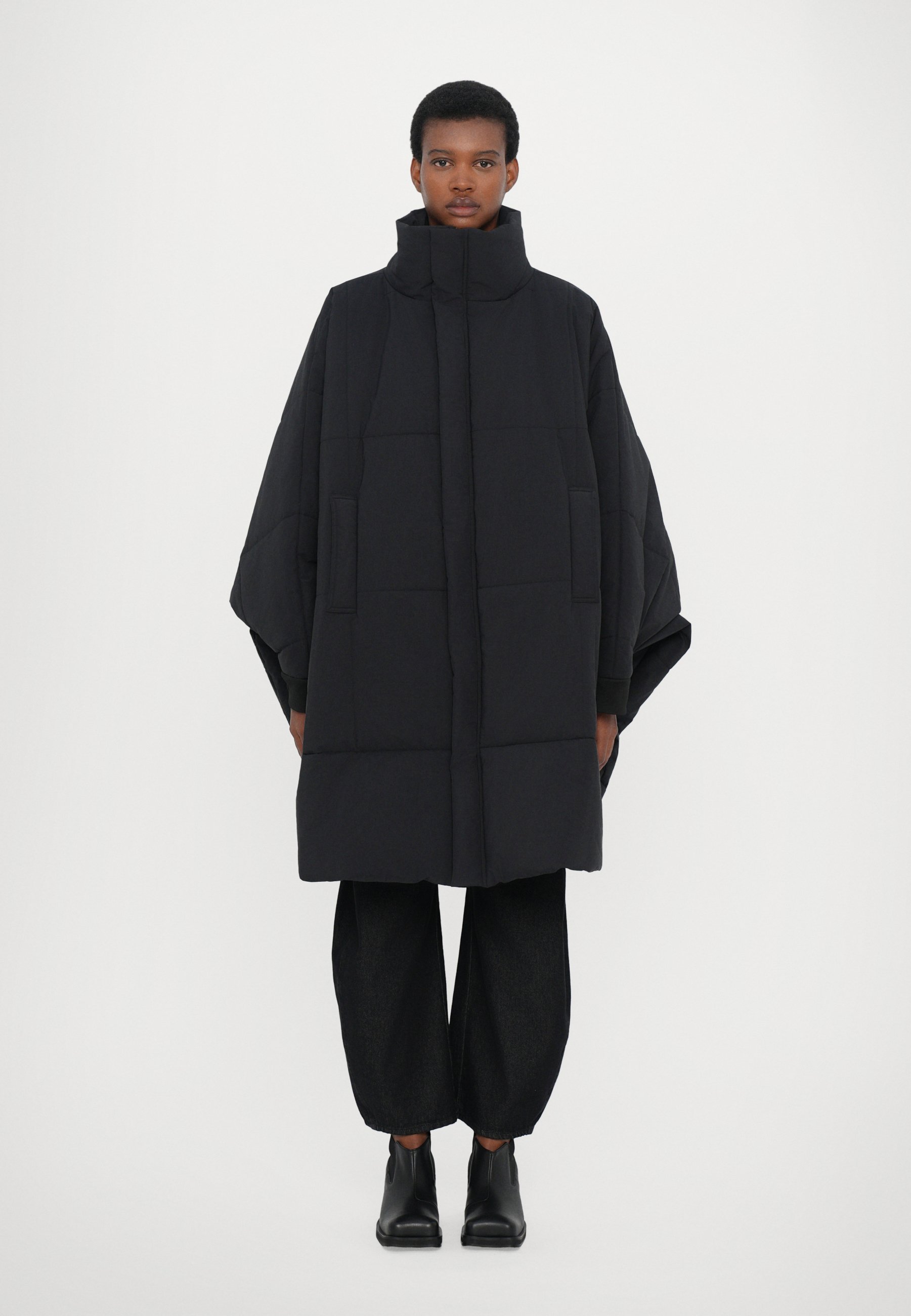 Marimekko SUOJA LINSSI - Down coat - black/grey/black