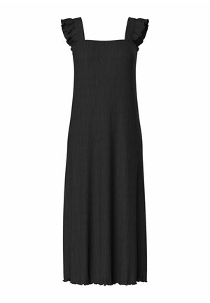 Pieces, Midi PCFLORA STRAP FLOUNCE - Denné šaty - black