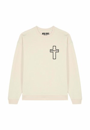 KARMA EMBROIDERY UNISEX  - Felpa - off-white