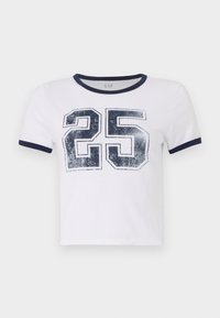 EVERYDAY FITTED CREW - T-shirt con stampa - white