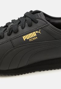 Puma ROMA REVIVAL UNISEX - Tenisky - black/team gold