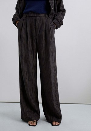 SCOBOM  - Pantalones - blue brown