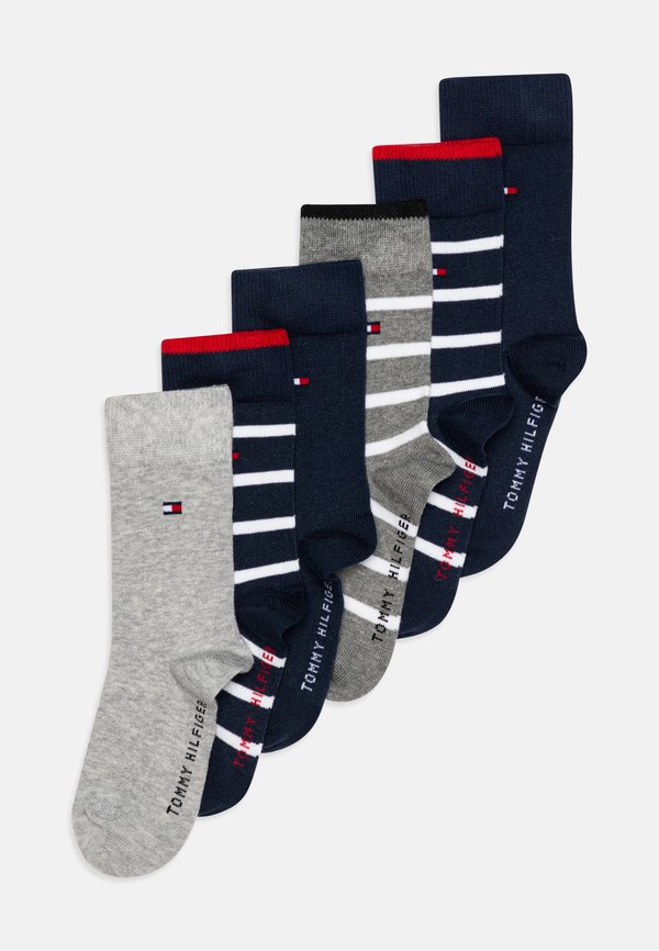 KIDS BRETON STRIPE UNISEX 6 PACK - Socks