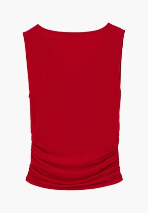 OXXO, OXXO COWL NECK BODYCON TANK TOP - Top - racing red