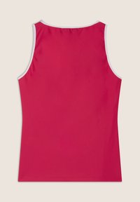 Freddy SLIM IN TESSUTO TECNICO CON BORDATURE A CONTRASTO - Top - siena red