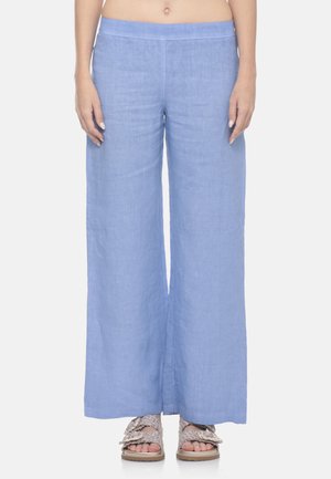 120% Lino, Pantaloni - celeste
