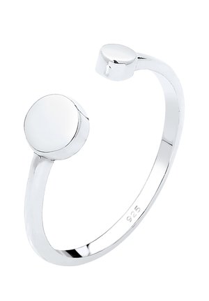 KREIS GEO LOOK VERSTELLBAR OFFEN - Ring - silberfarben