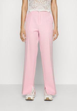 Gina Tricot Petite JANE MID WAIST TROUSERS - Hlače - sweet lilac