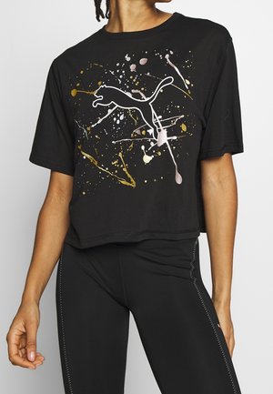 T-shirt print - black