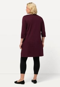 Ulla Popken A-LINE, 3/4-SLEEVE - Tunica - aubergine