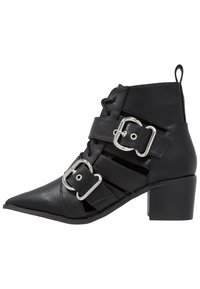 Miss Selfridge Botines camperos - black