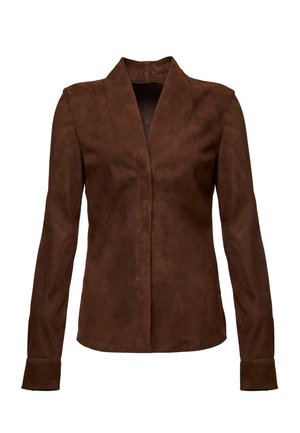 Leren jas - camel