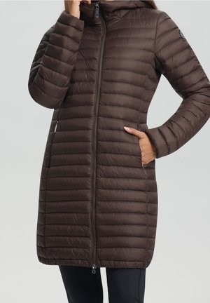 Down coat - brown