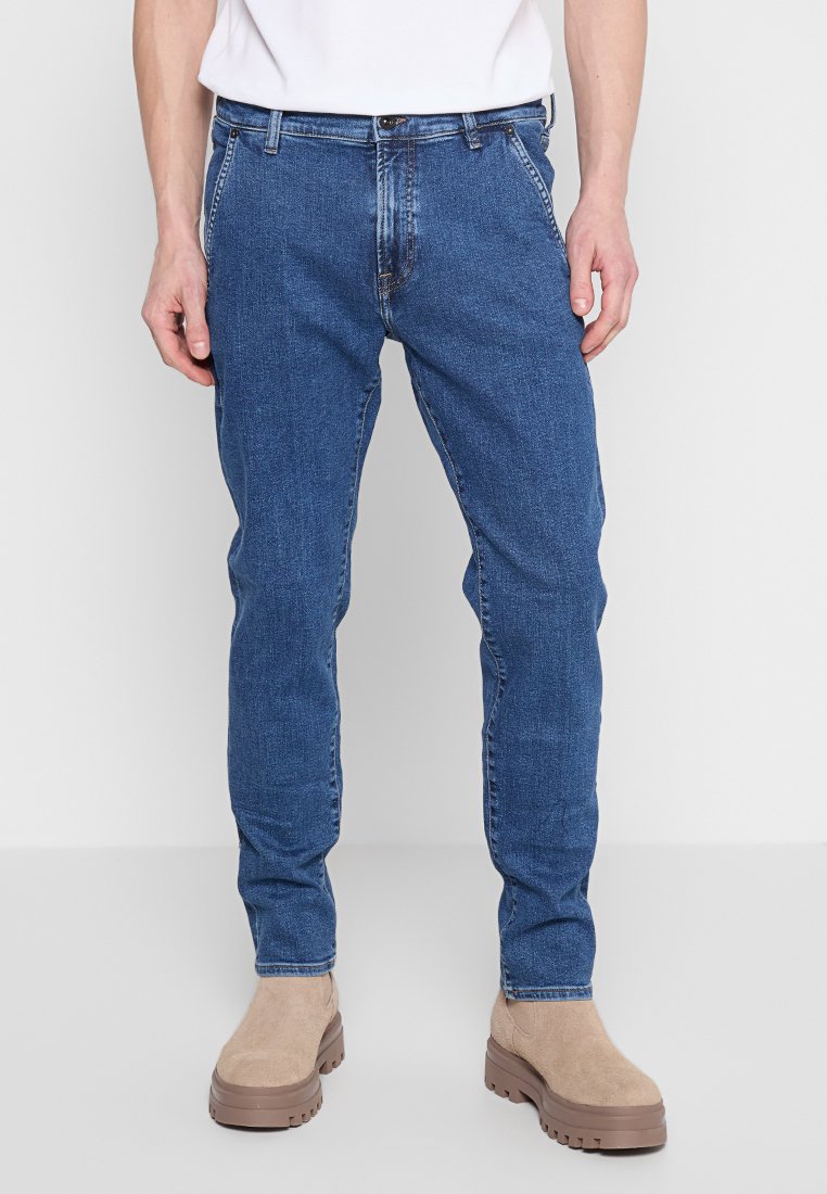 GAS Slim fit jeans blauw