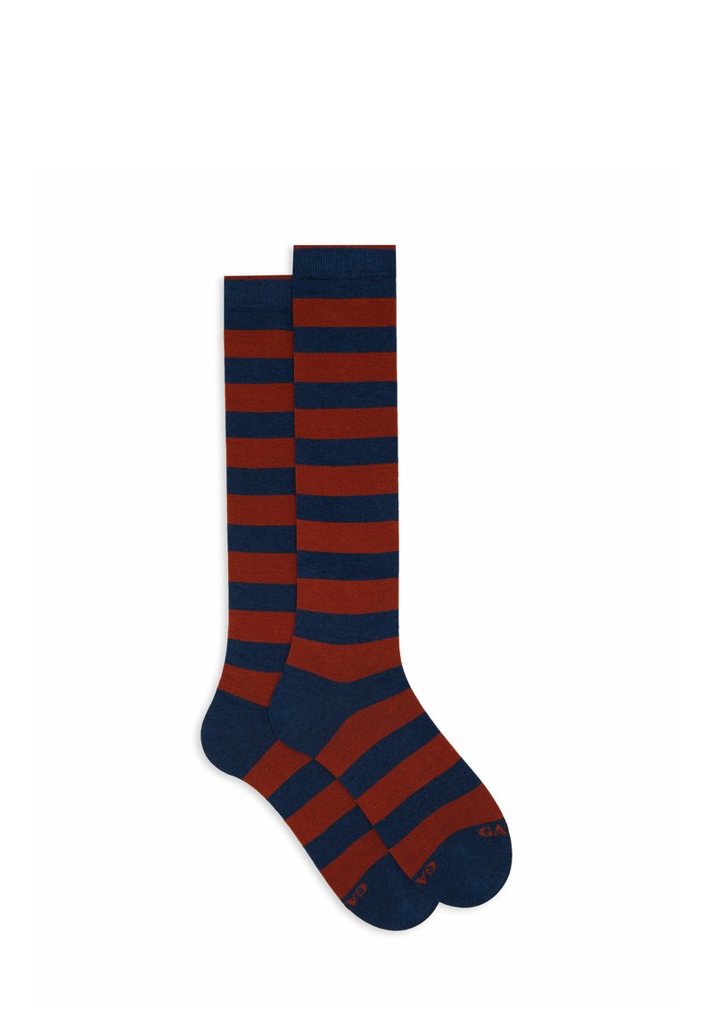 Gallo WITH TWO TONE STRIPES - Calzettoni - jeans kaienna