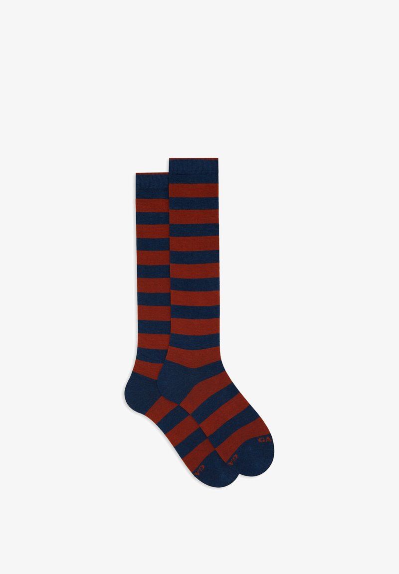 Gallo WITH TWO TONE STRIPES - Calzettoni - jeans kaienna