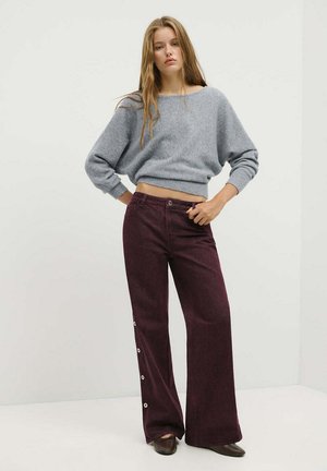Mango Kids, TEEN - Vaqueros a campana - bordeaux