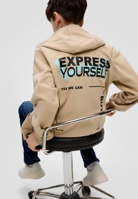 s.Oliver Sweatjacke - beige