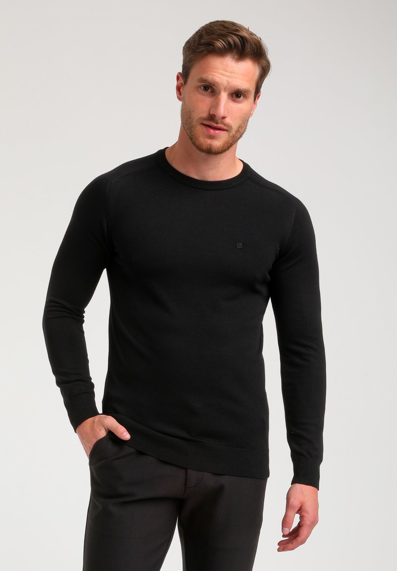 Gabbiano ROUND NECK - Džemperis - black