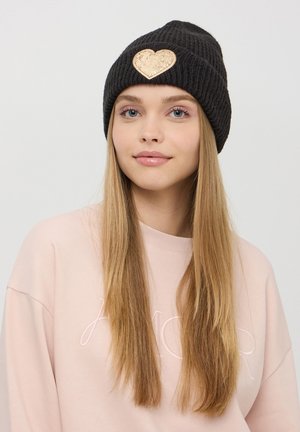 Terranova CON PATCH CUORE - Berretto - nero