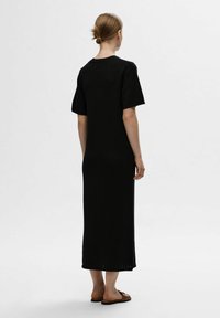 Selected Femme SLFHELENA - Pletené šaty - black
