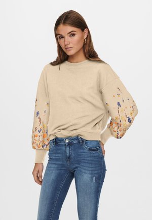 Sweatshirt - beige