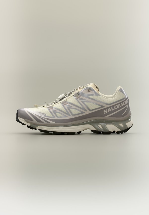 XT 6 UNISEX - Sneakers low - vanilla ice/footwear silver-coloured/lilac ash
