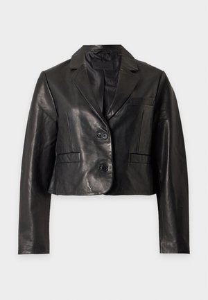 AllSaints, APTON - Lederjacke - black